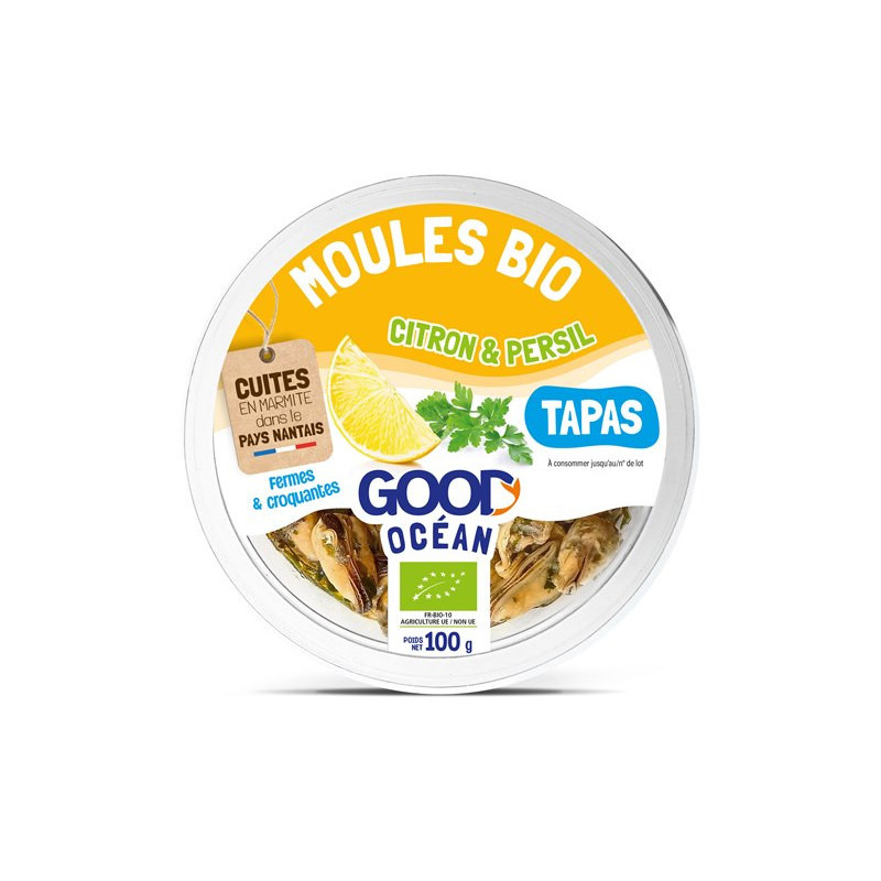 Tapas de moules citron persil 100g