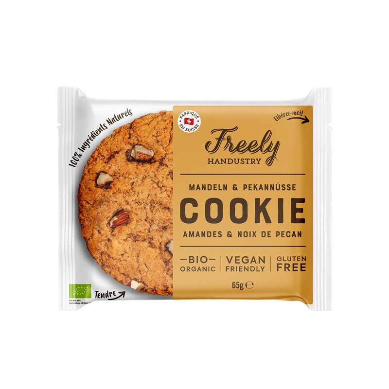 Cookie aux amandes et noix de pécan 65g