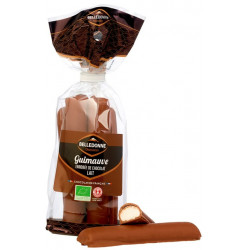 Guimauve enrobées de chocolat au lait 55g