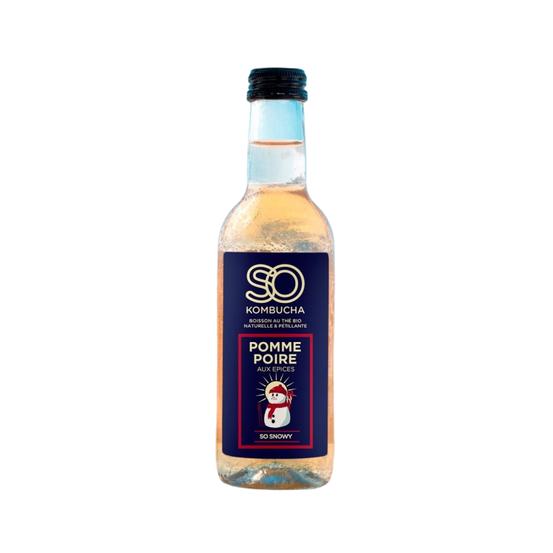 So Kombucha pomme poire aux épices 250ml