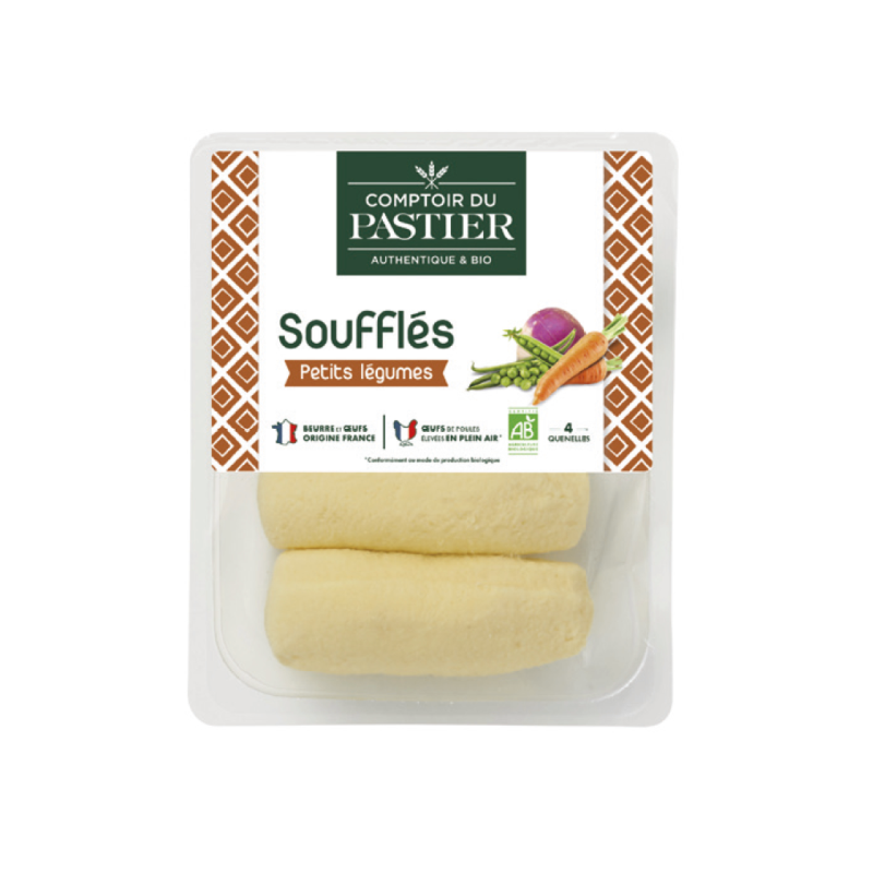 Soufflés aux légumes, type quenelle, (4x80g) 320g