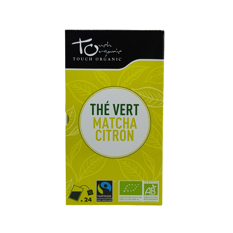 Thé vert matcha citron 24 sachets