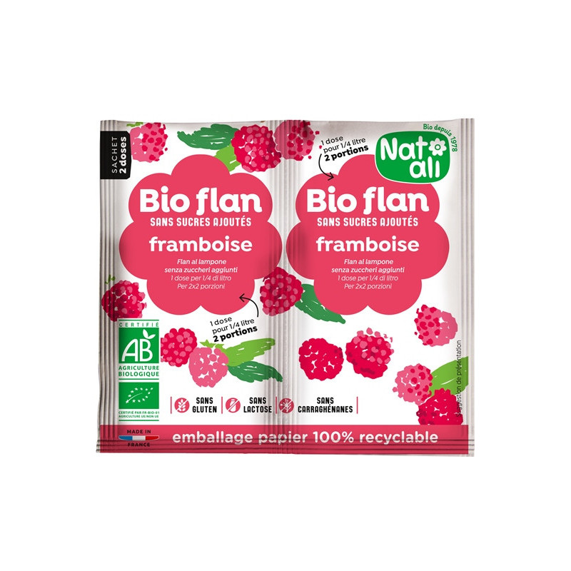 Bioflan framboise 2 x 1/4l