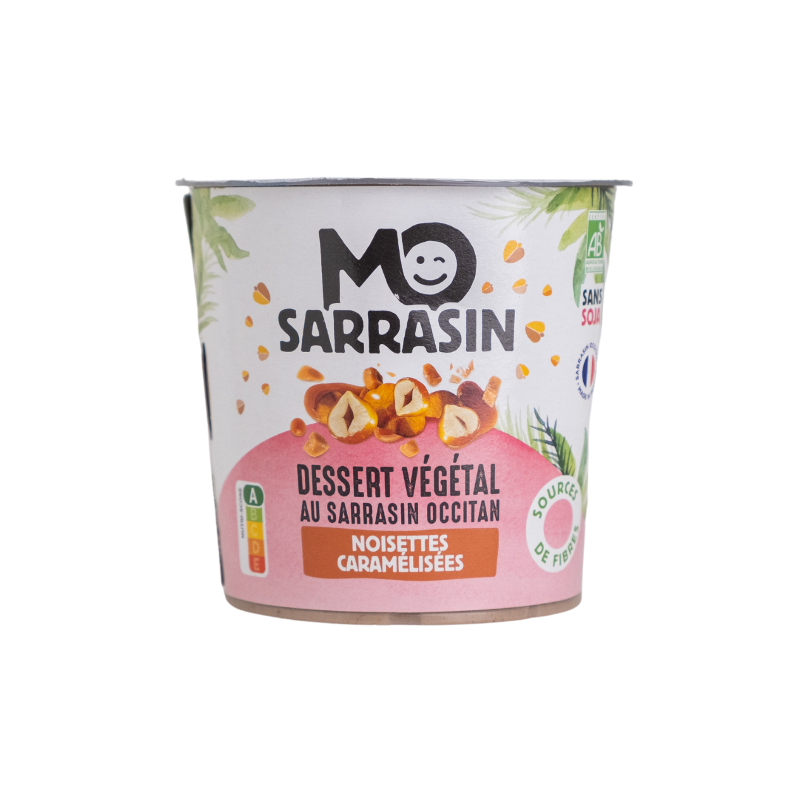 Dessert végétal sarrasin noisette caramelisée 350g