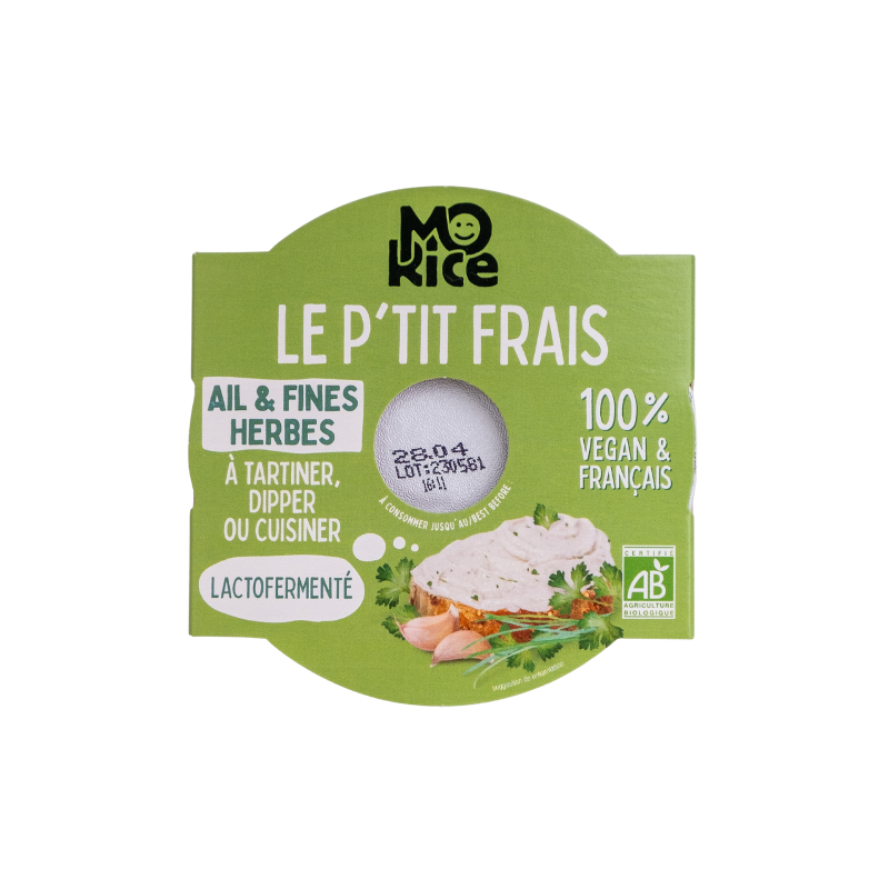 Le p'tit frais ail et fines herbes lactofermenté 125g