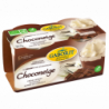 Choconeige, crème dessert au chocolat nappée crème chantilly, 2x110g