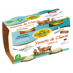 Yaourt chèvre aromatisé à la vanille 2x125g