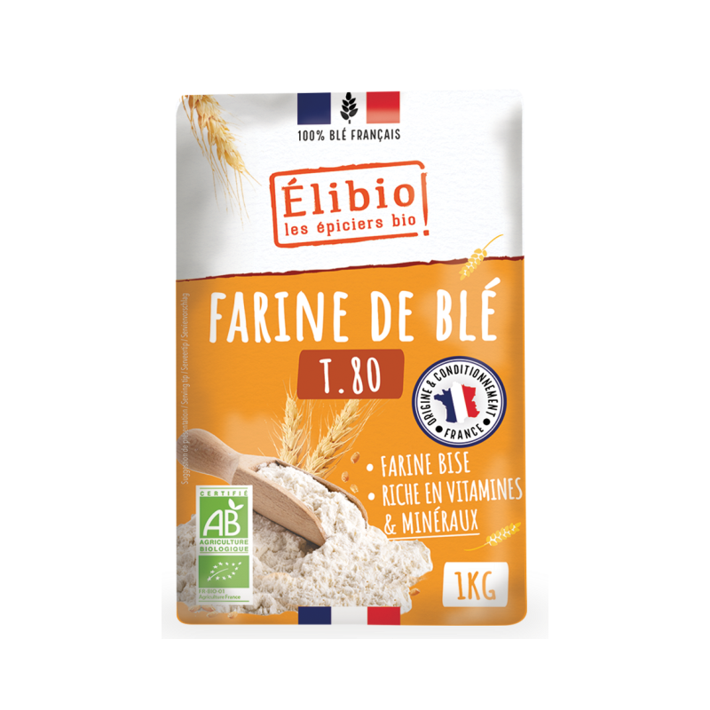 Farine de blé France T80 1kg