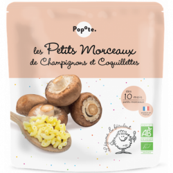 Champignons coquillettes en petits morceaux, dès 10 mois 190g