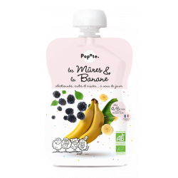 Purée de mûre banane en...