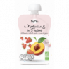 Purée de nectarine fraise en gourde, dès 4/6 mois 120g