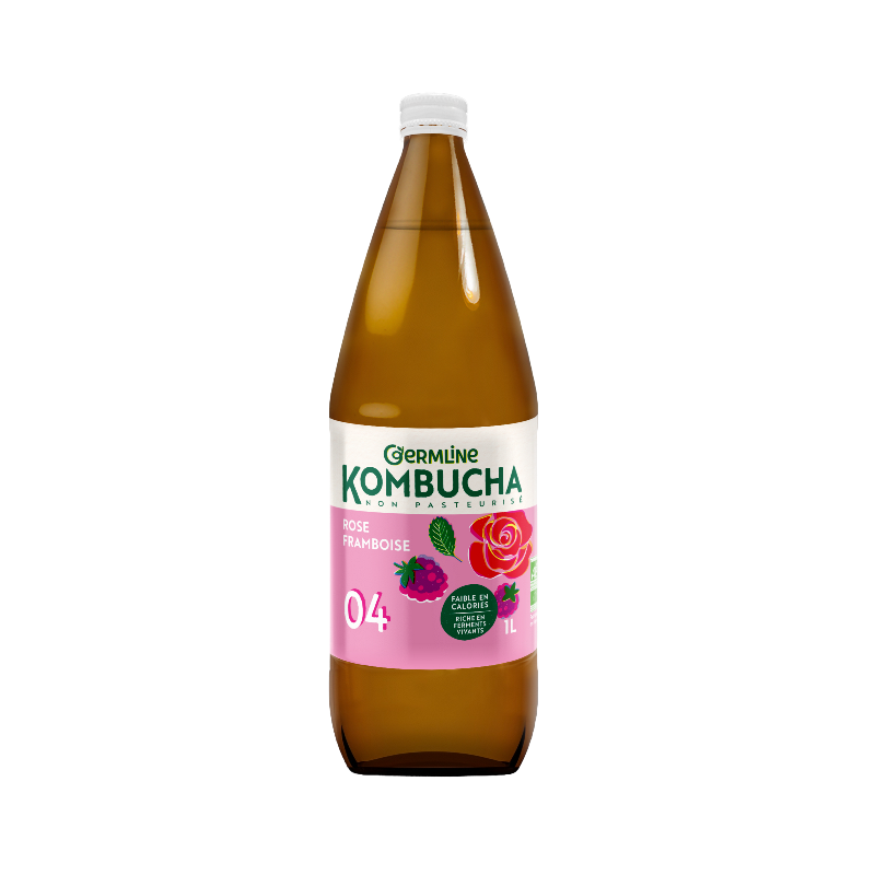 Kombucha rose framboise 1l