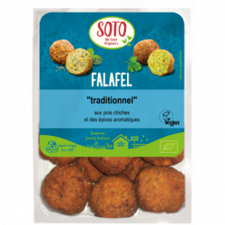 Falafel traditionnel, sans levure, sans soja, sans blé, végan, 200g