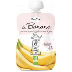 Purée de banane en gourde,...