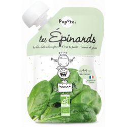 Purée épinard en gourde,...