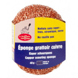 Eponge grattoir en cuivre (grand format 40g)