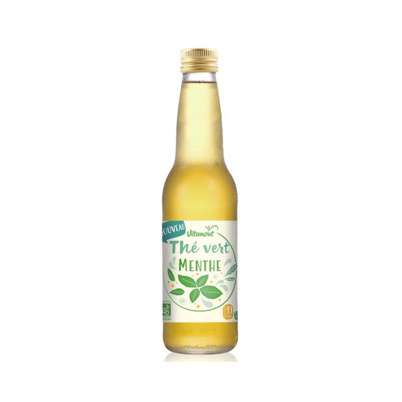 Thé glacé, thé vert menthe 33cl