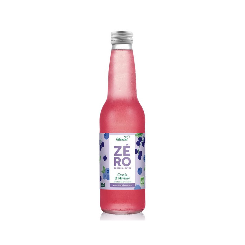 Zéro sucre cassis myrtille 33cl