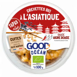 Tapas de crevettes à l'asiatique 100g