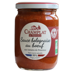 Sauce bolognaise au buf, 99% origine France Biopartenaire 240g