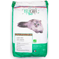 Litière végétale pour chat,...