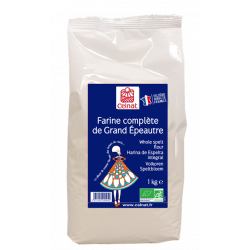 Farine complète de grand épeautre France 1kg