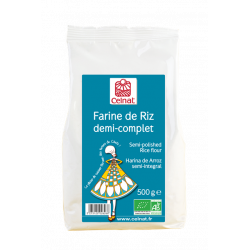 Farine de riz demi-complet Italie 500g