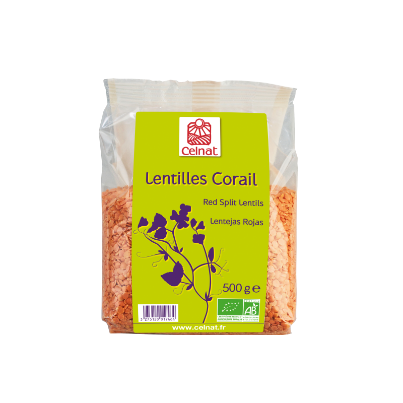 Lentilles corail 500g