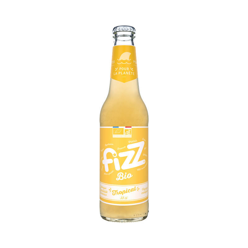 Fizz boisson gazeuse tropical, au jus d'ananas 33cl