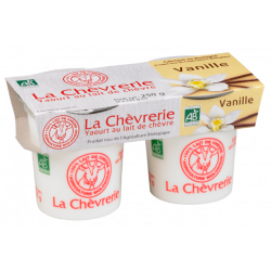 Yaourt chèvre vanille 2x125g