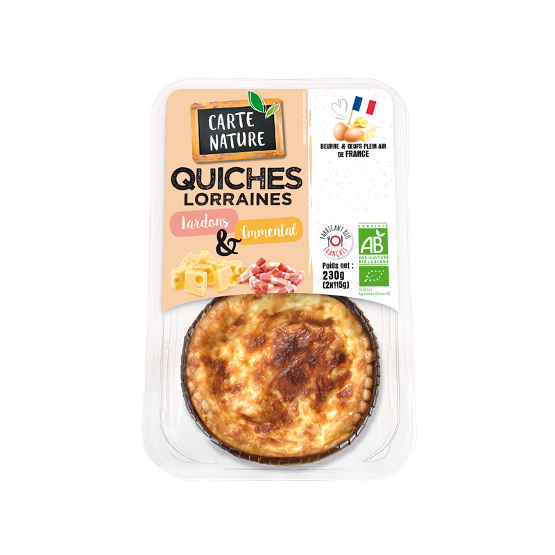 Quiche lorraine 2 x 115g