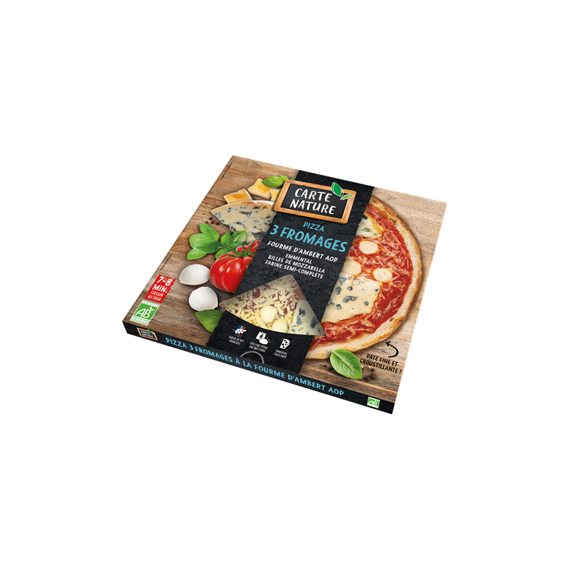 Pizza 3 fromages 400g