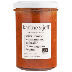 Sauce tomate au parmesan, au basilic et pignons de pin 200g