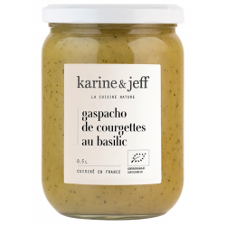 Gaspacho de courgettes et...