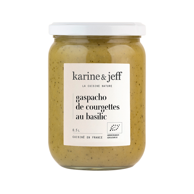 Gaspacho de courgettes et basilic 0,50l