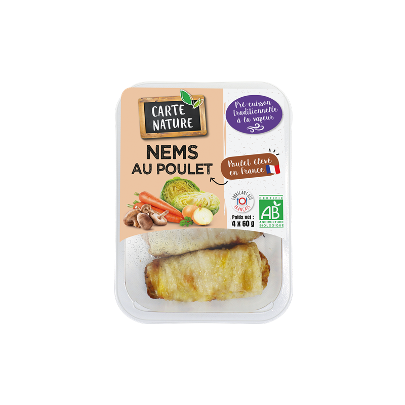 Nems au poulet 4x60g