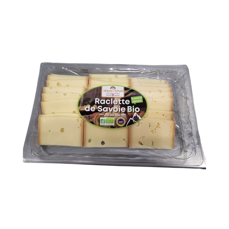 Raclette de Savoie IGP au lait cru tranchée 400g