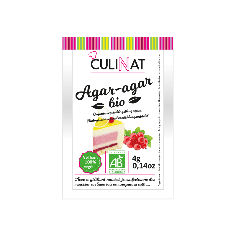 Agar-agar (gélifiant végétal) 5x4g