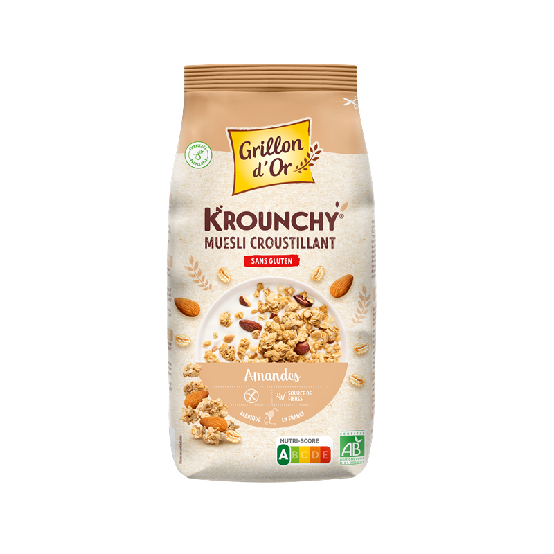 Krounchy avoine amande sans gluten 500g