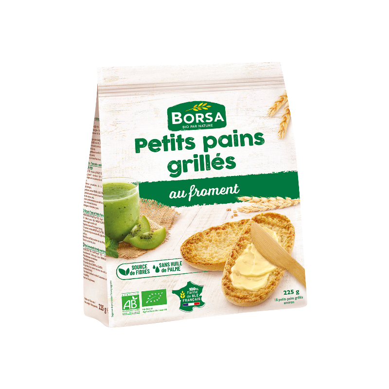 Petit pain grillé froment 225g