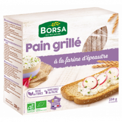 Pain grillé à la farine...