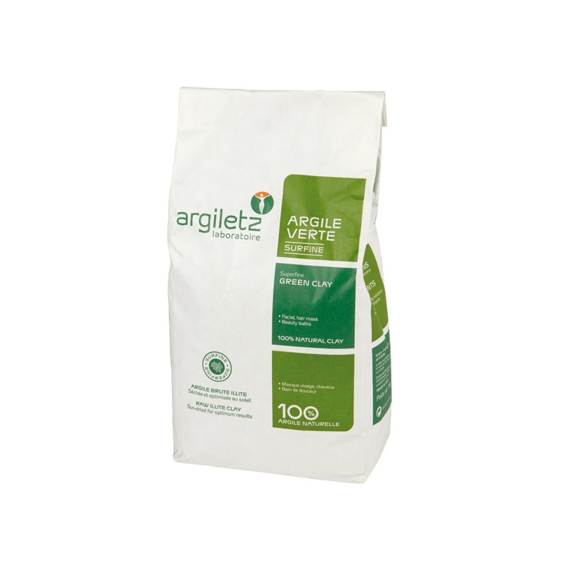 Argile verte surfine 1kg