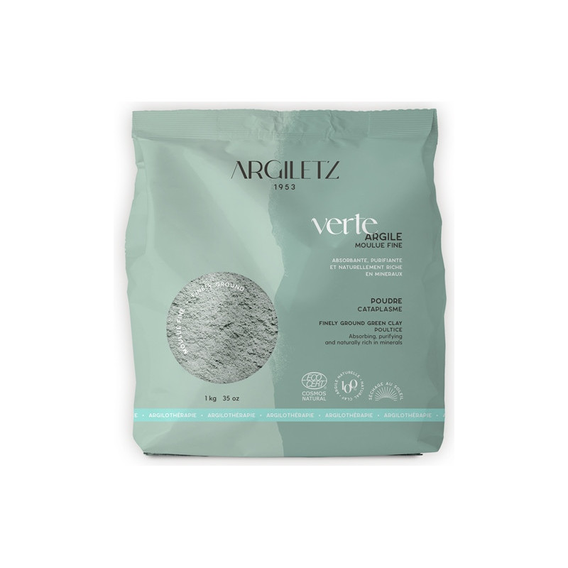 Argile verte moulue 1kg