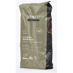 Litière à l'argile verte ultra absorbante 3kg