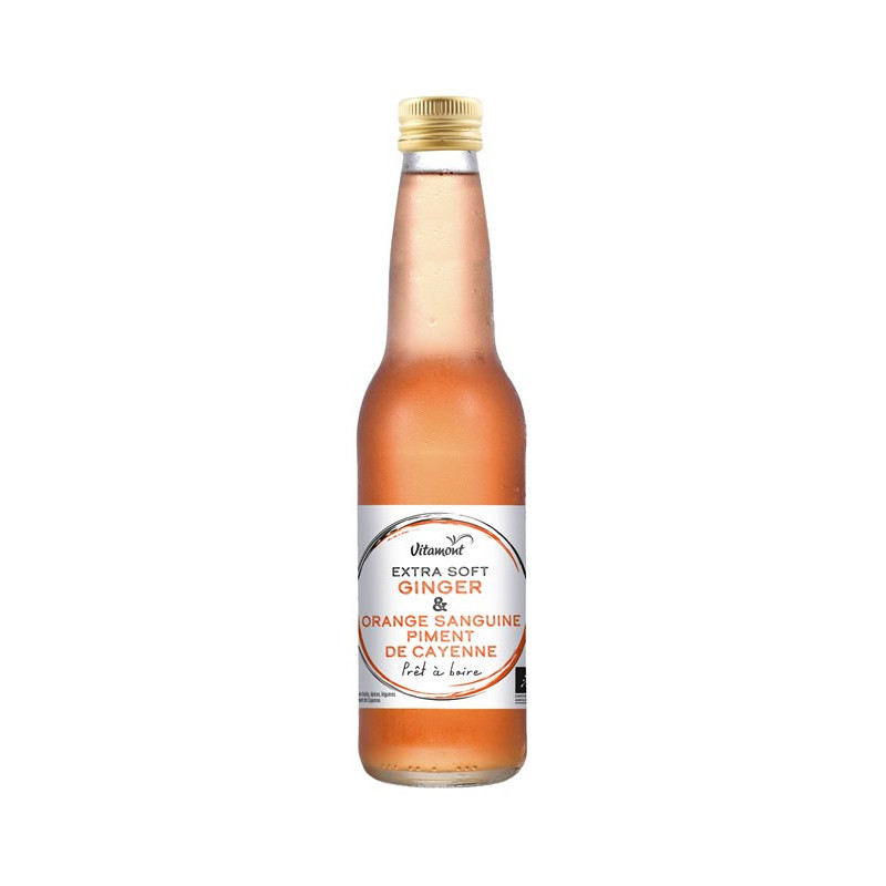 Boisson orange sanguine gingembre piment de cayenne 33cl