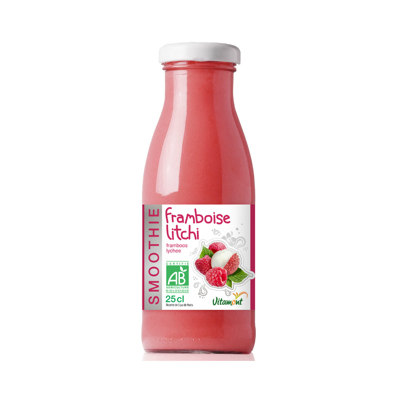 Smoothie framboise litchi 25cl