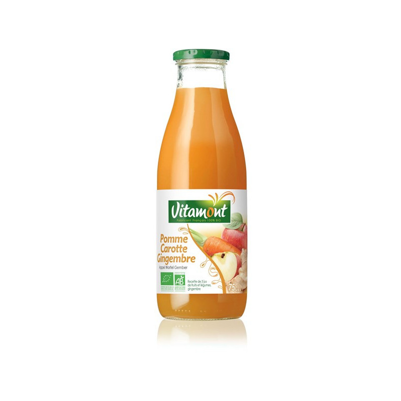 Jus de pomme carotte gingembre 75cl