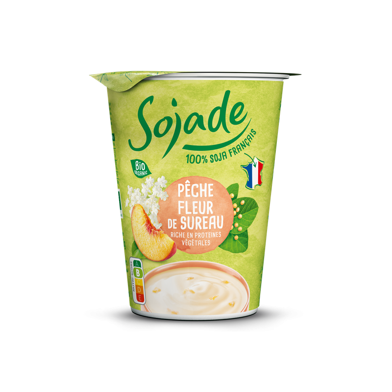 Sojade pêche-fleur de sureau 400g