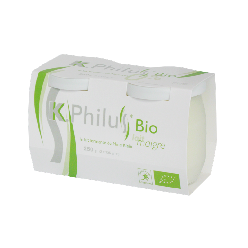 K.philus, lait de vache fermenté écrémé 0% 2x125g