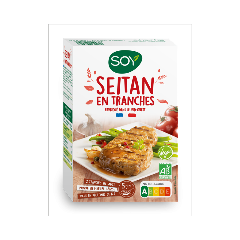 Tranches de seitan (avec sauce) 2x125g
